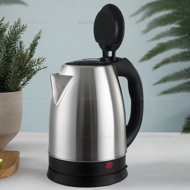 2.0L Large Capacity Electric Kettle Stainless Steel Portable Water Boiler Pot Fast Boil Smart Kettle For Hotel Family Kitchen