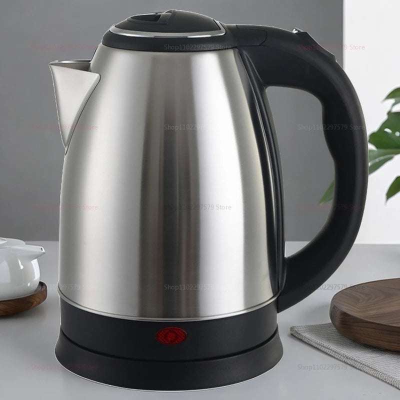 2.0L Large Capacity Electric Kettle Stainless Steel Portable Water Boiler Pot Fast Boil Smart Kettle For Hotel Family Kitchen
