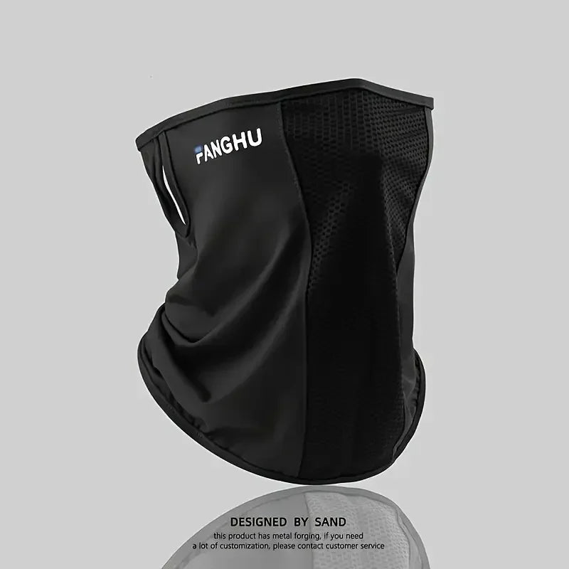 1Pcs Summer Ice Silk Cycling Masks Hanging Ear Breathable Anti-UV Face Scarf Neck Cover for Outdoor Hiking Sunscreen Balaclava